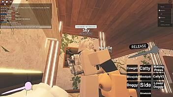 in roblox porn, characters explore deepthroat and anal scenes casually