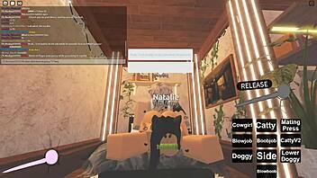 in roblox porn, characters explore deepthroat and anal scenes casually