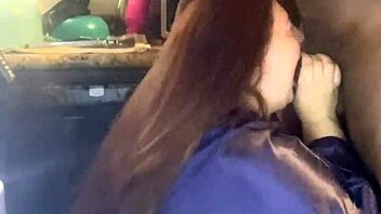 Big bbw slut sucks massive black cock intensely