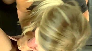 Blonde Babe Receives Detailed Oral Attention with Muff Diving and Footjob in Outdoor Car Setting by Amateurs.