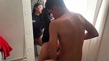 yohana loves fucking in front of the mirror