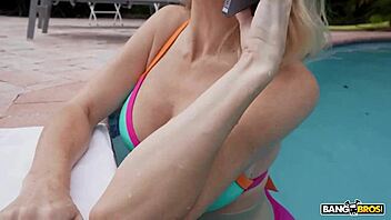 Bangbros - Blonde Milf Gigi Dior Slurps Big Dick