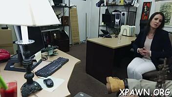 Harlot fucks in shop