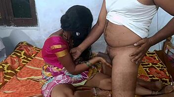 Asian housewife and husband in hot homemade Indian porn