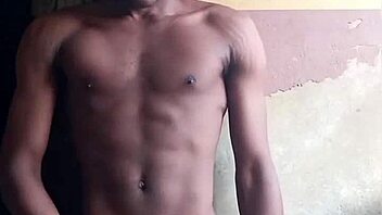 this african guy strokes his monster black cock to orgasm solo