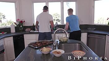 Hottie’s First Bi-Anal Ride with Jesse Stone and Alpha Wolfe