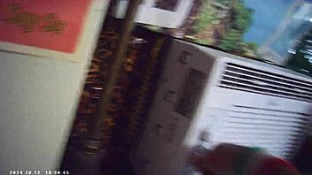 Glasses cam captures steamy doggystyle action backstage