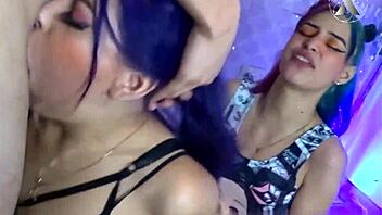 Zarina delivers the best blowjobs in a group setting