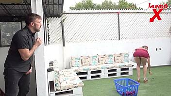 Neighbor Spies And Fucks Her Hard!