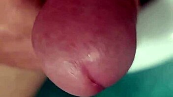 Petite hands are used to give a great handjob