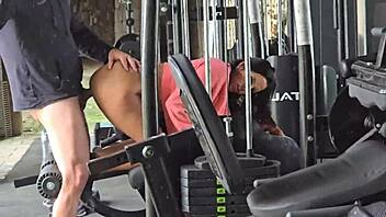 I Fucked the Hot Brunette Kel Macettare in the Condo Gym