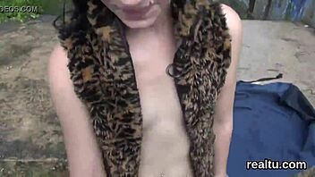 Czech girl seduced and fucked in store