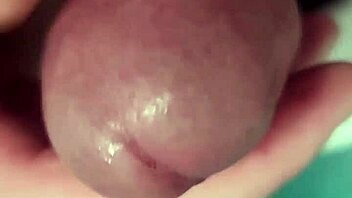 Petite hands are used to give a great handjob