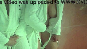 Slut Wife Screws Stranger Hard at Public Sauna