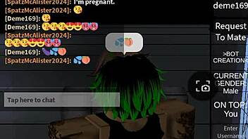 Deme169 boldly bends Spatz McAllister over for intense doggystyle in Roblox