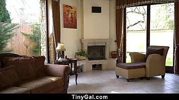 tiny 18+ burglar receives hardcore punishment from home owner with big cock in cowgirl and missionary positions leading to orgasm