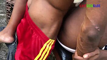 Landlord's daughter insisted on outdoor sex with me and my guy