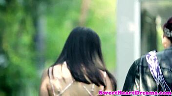 Teen lesbian lovers are licking each other's cunt