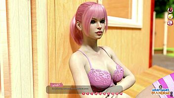 NAOMI GETS HELPED WITH YARDWORK BY CURVY HOTTIES IN GARDEN THREESOME