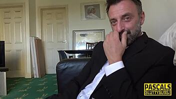 gonna throat this dominated sub real hard tonight, yeah?