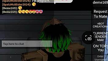 Deme169 boldly bends Spatz McAllister over for intense doggystyle in Roblox