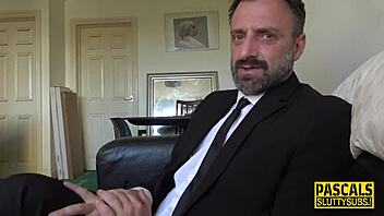 gonna throat this dominated sub real hard tonight, yeah?