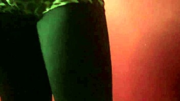 Seductive striptease dance performance