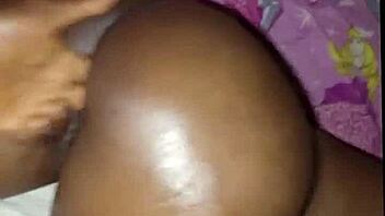 Amateur teen African girl wants to swallow my fingers in homemade fucking!