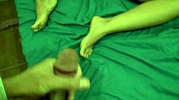 Stepmother accidentally takes massive cumshot in her eye during sex