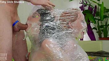 Petite redheads get messy in anal and facial scenes