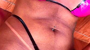 Bikini teen masturbates pussy orally 😍