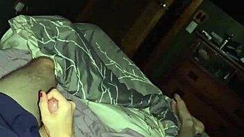 Wife Jerks, Blows, And Fucks To Cum Covered Asshole