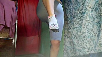 Very Sexy Brunette Has A Big Ass Working Out