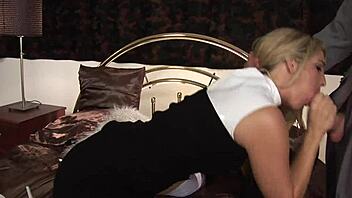 Damn, banging a tied-up blonde with a gag ball rocks!