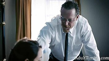 Perverted Bishop Dick Chibbles preys on crying Latina teen 18+ for sex! 😡