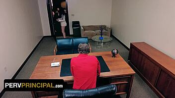 Corrupt Latina Secretary Caught Embezzling, Her Ass And Pussy On The Line