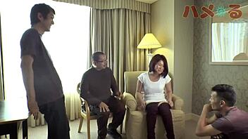 Yo, Check This Japanese Hottie in Wild 4P Creampie Party!