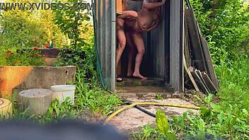 Pregnant stranger riding hard outdoors?