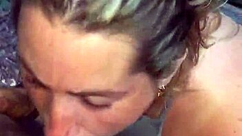 sucking big tits in public woods 😍