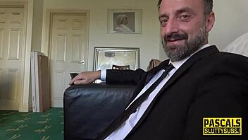 gonna throat this dominated sub real hard tonight, yeah?