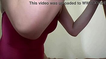 Have you seen this asian milf in underwear, showing her huge curvy ass and big natural tits in cosplay?