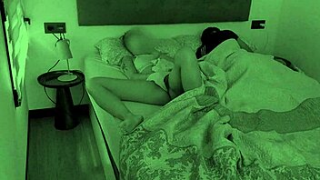 Caught on hidden cam: step sister's naughty solo session