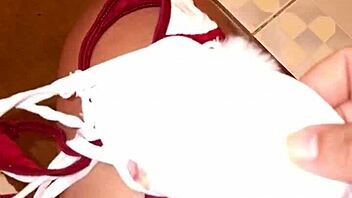 my stepmom caught me jerking with her thong and sucked me off, part 1