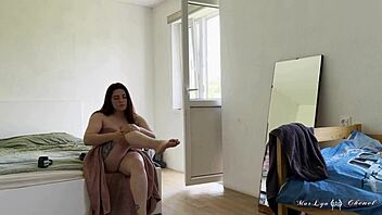 busty babe ditches date for solo toy fun 😏 marlyn chenel