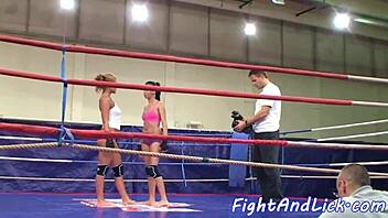 European beauties in hot erotic battle