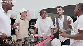 sensual stripper emma smak performs for guys in club