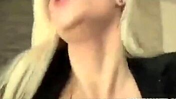 i'm bent over getting banged in blowbang with cum on tits. the group action feels intense.