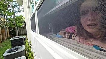 Stepsis Caught Me Watching Through Window