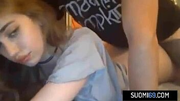 Finnish Amateur Couple Explores Raw Intimate Moments in Bed