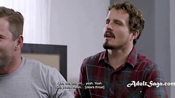 Virgin Men Try Threesome with Anna De Ville. Why Does She Take Anal So Well?